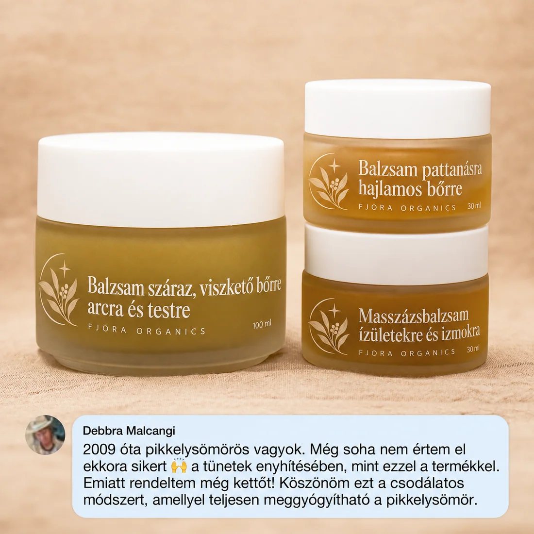 Teljes gyógynövényes készlet arcra és testre
