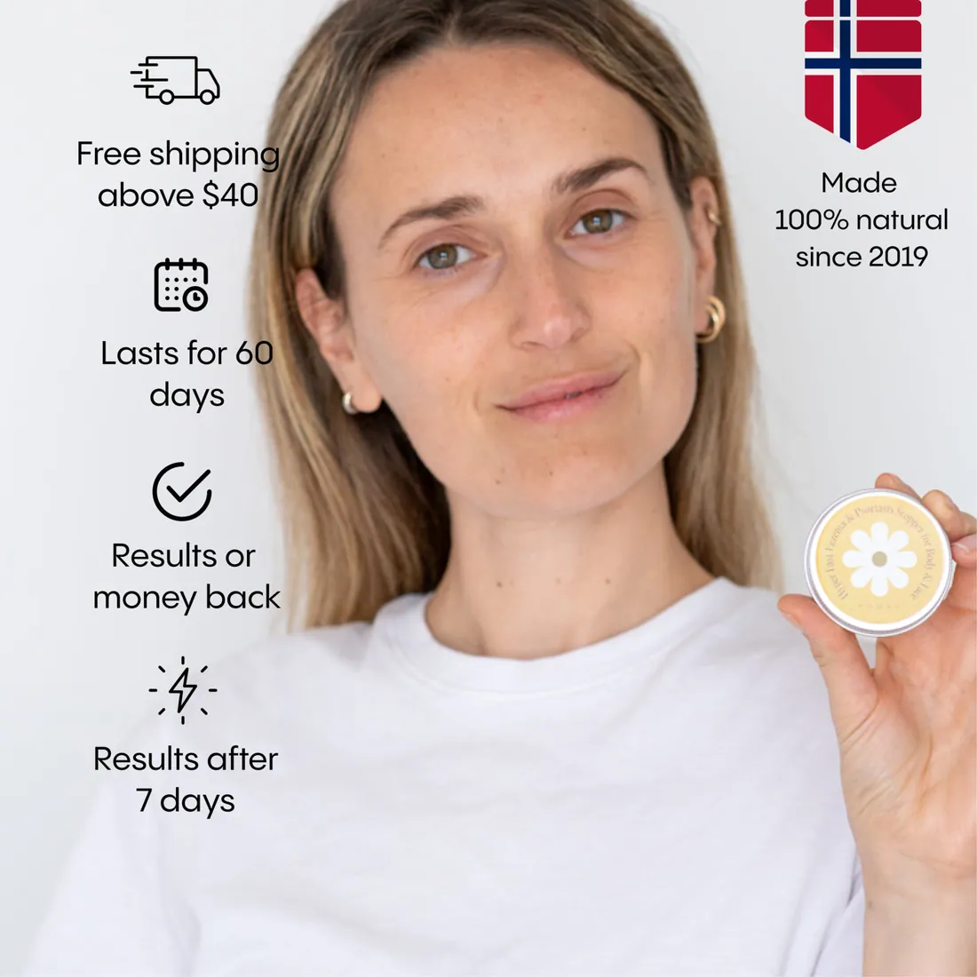 FJORA Organics Balzsam száraz, viszkető bőrre arcra és testre fő hatóanyagai sarkvidéki növényi forrásokból