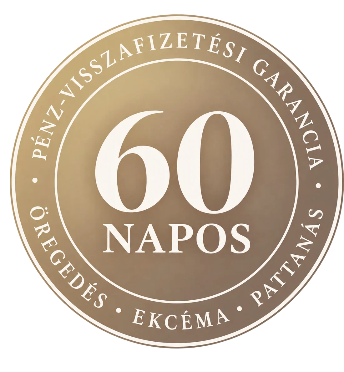 <p>60 nap alatt szebb bőr vagy pénzvisszafizetési garancia</p>
